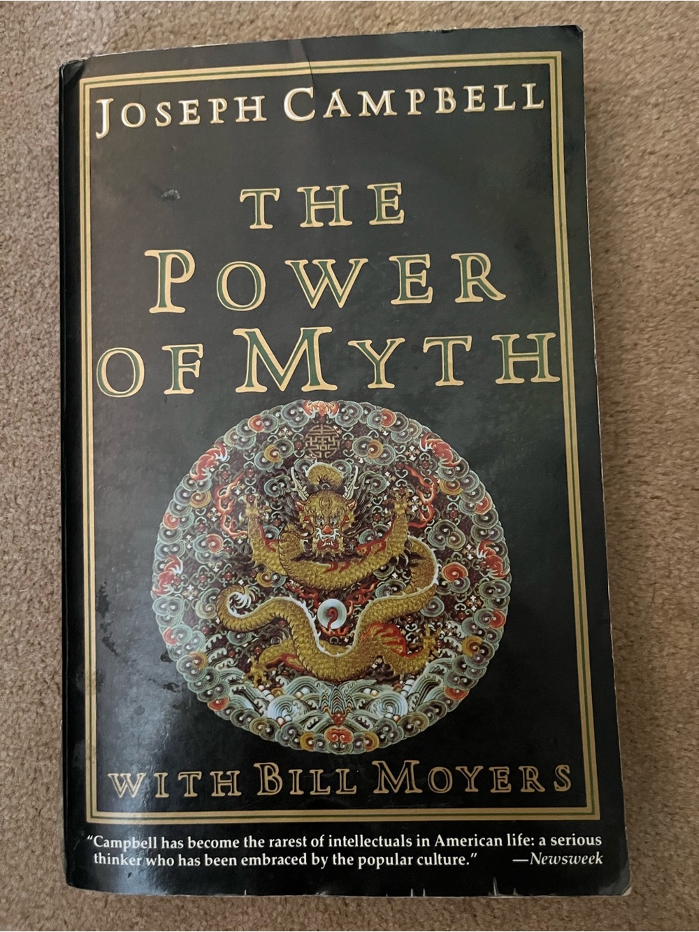 The Power of Myth by Joseph Campbell paperback book